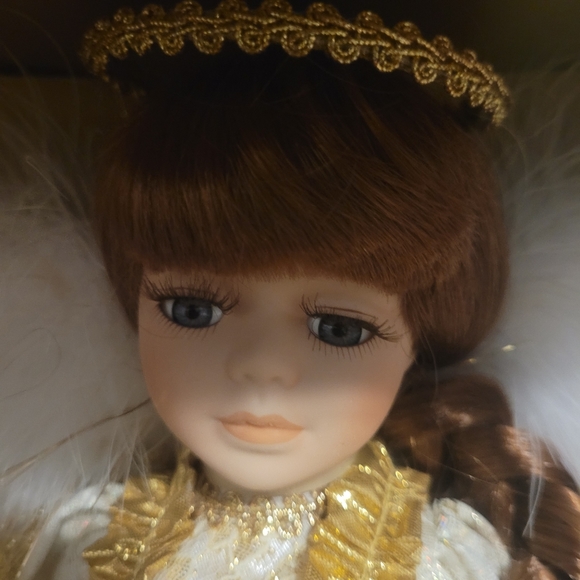 Beautiful Genuine Fine Bisque Porcelain Doll - Picture 2 of 6